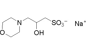 Соль натрия CAS 79803-73-9 MOPSO-NA 3-Morpholino-2-Hydroxypropanesulfonic кисловочное